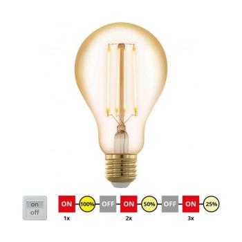LED Dimmelhető izzó VINTAGE A75 E27/4W/230V 2200K - Eglo 12858 12858 kép