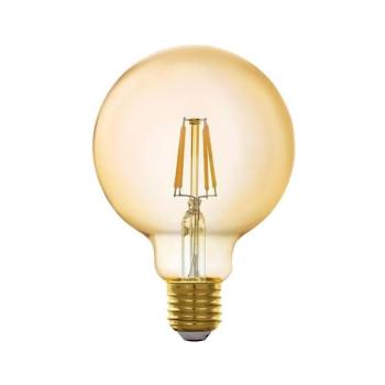 LED Dimmelhető izzó VINTAGE G95 E27/5,5W/230V 2200K - Eglo 33834 33834 kép