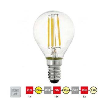 EGLO , 11754 , LEDE14 , fényforrás , 2700 K , E14 , 1X4W , átlátszó kép