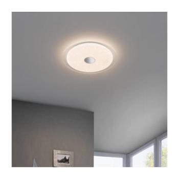 LED lámpatest , mennyezeti/fali , kerek , kristály hatású , 24W , meleg fehér , EGLO , IGROKA , 75534 kép