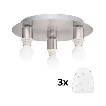 Eglo - LED mennyezeti lámpa MY CHOICE 3xE14/4W/230V króm/fehér 1xEG31131+3xEG94749 kép