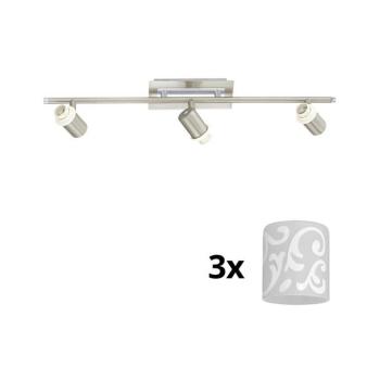 Eglo - LED spotlámpa MY CHOICE 3xE14/40W/230V króm/fehér 1xEG31127+3xEG90257 kép