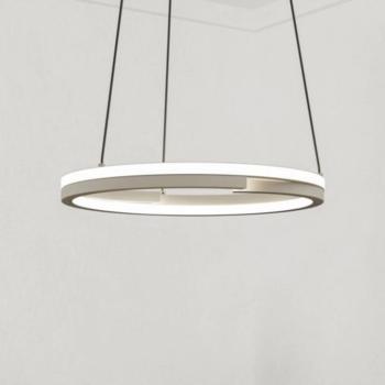 EGLO MEZZOMONTE LED lógó világítás, bézs, Ø 48 cm, CCT
