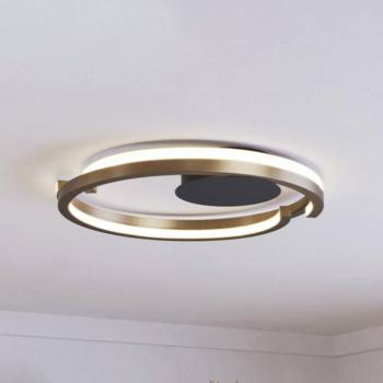 EGLO MEZZOMONTE LED mennyezeti világítás, bronz, Ø 48 cm, CCT kép