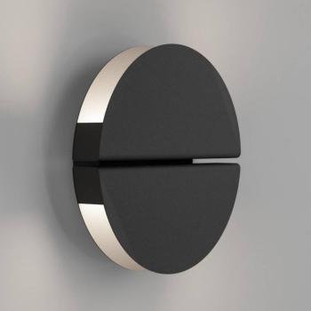 EGLO PIANOSA LED fali világítás, fekete, Ø 18 cm, IP44, CCT kép