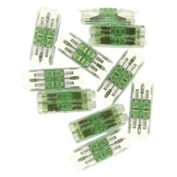 Egyenes karos vezetékösszekötő 4× 0,2–4 mm2, 10 szt, átlátszó, EMOS, A9112 kép