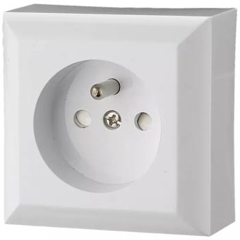Egyetlen aljzat Z/U IP20 GAO white 20455 kép