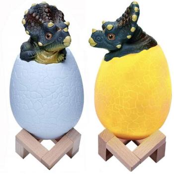 Éjjeli lámpa Triceratops kép