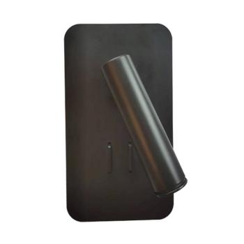 EL-124 LED WALL LAMP 2X3W 4000K BLACK kép