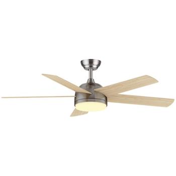 EL-1245 LED CHANDELIER WITH FAN 20W CHROME/WOOD kép