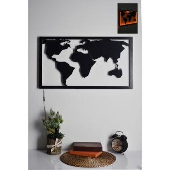 Elegáns sárga dekoratív LED világítás, 71 x 40 cm | Fekete MDF talp (2,7mm), 60 LED/m, 12V 1A adapter, 375 cm-es vezeték | Modern dekorációhoz tökéletes kép