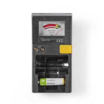 Elem tesztelő | 9V – AA – AAA – Button Cell – C – D | Fekete kép