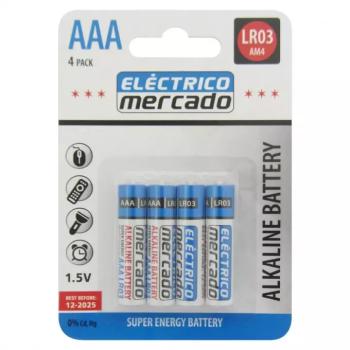 Elemek AAA LR03 alkalikus Blis. 4db EM kép