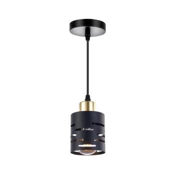 ELEN függőlámpa kábelen 1xE27/35W/230V fekete/arany ELEN PENDANT LIGHT BLACK kép
