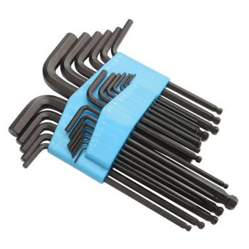 ELMARK 25 db GÖRÖGÖSSZEMŰ BELSŐ HEXKULCS KÉSZLET 1.27-10mm kép