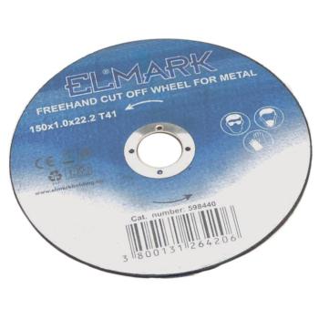 ELMARK FREEHAND VÁGÓSZERELÉK FÉMETÁLYHOZ 125x1.6x22.2 T41 kép