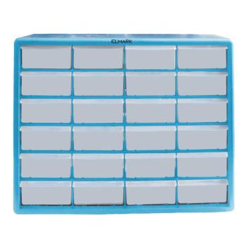 ELMARK MŰANYAG TÁROLÓDoboz 24DRAWERS 50X16X39cm NEM CSAVAROS kép