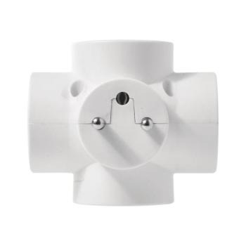 Elosztó 4x10A/250V kerek P0040 kép
