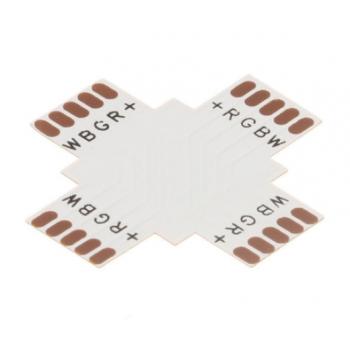 Elosztó elem , PCB , 10 mm--es RGBW LED szalaghoz , L, T vagy X elosztáshoz kép