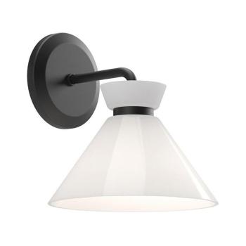 Elstead Alora Mood ALM-HALSTON-1WB-BK - HALSTON fali lámpatest 1xE14/40W/230V fekete ALM-HALSTON-1WB-BK kép