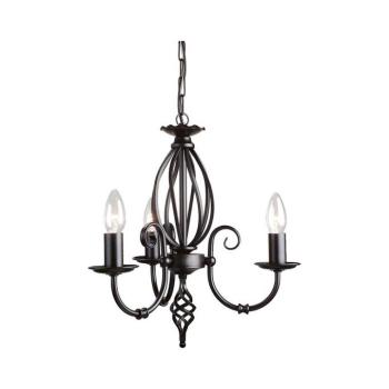 Elstead ART3-BLACK - Csillár láncon ARTISAN 3xE14/60W/230V ART3-BLACK kép