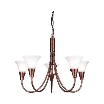 Elstead EM5-COPPER - Csillár láncon EMILY 5xE14/40W/230V EM5-COPPER kép