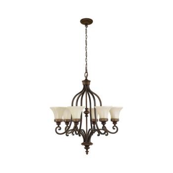 Elstead Feiss FE-DRAWING-ROOM6 - Csillár láncon DRAWING ROOM 6xE27/60W/230V FE-DRAWING-ROOM6 kép