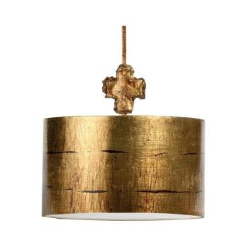 Elstead Flambeau FB-FRAGMENT-G-PL - Csillár rúdon FRAGMENT 1xE27/60W/230V FB-FRAGMENT-G-PL