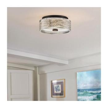 Elstead Hinkley HK-ELLE-F-S-BK - Mennyezeti lámpa 2xE27/60W/230V átm. 30,5 cm fekete HK-ELLE-F-S-BK kép