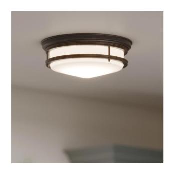Elstead Hinkley HK-HADLEY-F-OZ-Fürdőszobai mennyezeti lámpatest HADLEY 3xE27/40W/230V IP44 bronz HK-HADLEY-F-OZ kép