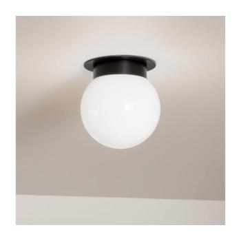 Elstead Kichler KL-ALBERS-F-G-BK Mennyezeti lámpatest ALBERS 1xE27/40W/230V Ø20,3 cm fekete KL-ALBERS-F-G-BK kép
