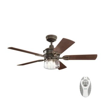 Elstead Kichler KLF-LYNDON-52-OZ - Mennyezeti látor LYNDON 3xE27/8W/230V IP23 + távirányító KLF-LYNDON-52-OZ kép