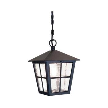 Elstead - Kültéri csillár láncon CANTERBURY 1xE27/100W/230V IP43 fekete BL48M-BLACK kép