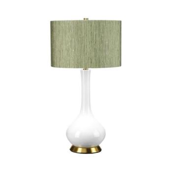 Elstead MILO-AB-TL-RTH - Asztali lámpa MILO 1xE27/60W/230V zöld MILO-AB-TL-RTH kép