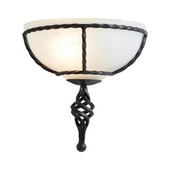 Elstead PB-WU-BLACK - Fali lámpa PEMBROKE 1xE27/60W/230V PB-WU-BLACK kép