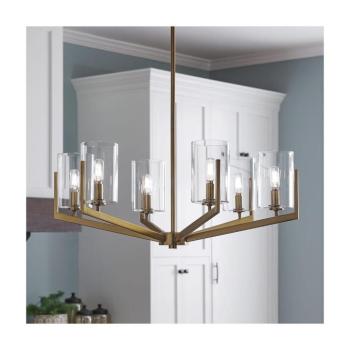 Elstead Quintiesse QN-NYE6-BNB - NYE rúdra szerelt csillár 6xE14/40W/230V, arany QN-NYE6-BNB kép