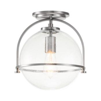 Elstead Quintiesse QN-SOMERSET-F-C-BN -Mennyezeti lámpatest SOMERSET 1xE27/60W/230V krómozott QN-SOMERSET-F-C-BN kép