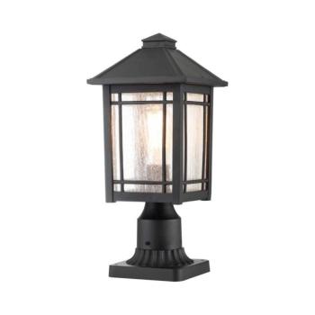 Elstead Quoizel QZ-CEDAR-POINT3-M-BK - Kültéri lámpa CEDAR POINT 1xE27/60W/230V IP44 QZ-CEDAR-POINT3-M-BK