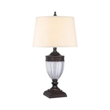 Elstead Quoizel QZ-DENNISON-PB - Asztali lámpa DENNISON 1xE27/60W/230V bronz QZ-DENNISON-PB kép
