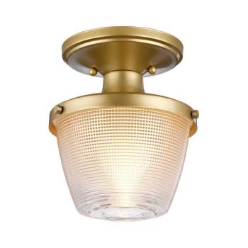 Elstead Quoizel QZ-DUBLIN-SF-PNBR - Fürdőszobai lámpa DUBLIN 1xE27/40W/230V IP44 arany QZ-DUBLIN-SF-PNBR kép