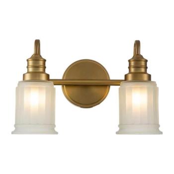 Elstead Quoizel QZ-SWELL2-BB-BATH-LED Fürdőszobai fali lámpatest SWELL, 2×G9/3W, 230V, IP44, aranyszínű QZ-SWELL2-BB-BATH kép