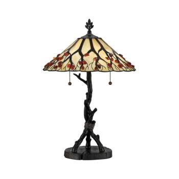 Elstead Quoizel QZ-WHISPERING-TL-VB - Tiffany WHISPERING asztali lámpa 2xE27/60W/230V QZ-WHISPERING-TL-VB kép