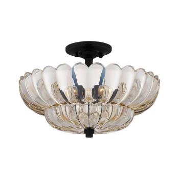 Elstead Quoizel QZ-WHITECAP-SF-M - Mennyezeti lámpa WHITECAP 4xE14/40W/230V átm. 39,5 cm QZ-WHITECAP-SF-M kép