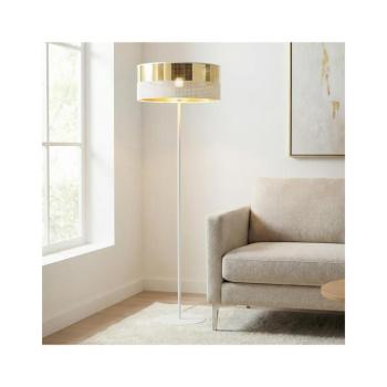 EMIBIG Állólámpa LUX 1xE27/15W/230V fehér/arany 1650/LP1 kép