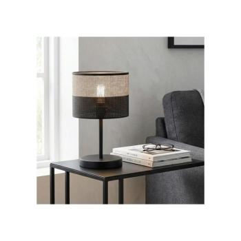 EMIBIG Asztali lámpa KARBON 1xE27/15W/230V fekete/szürke 1652/LN1 kép