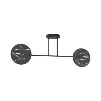 EMIBIG Csillár rúdon FRICK 2xE27/15W/230V fekete 1415/2 kép