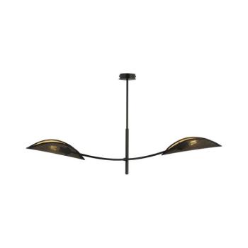EMIBIG Csillár rúdon LOTUS 2xE14/10W/230V fekete/arany 1106/2 kép