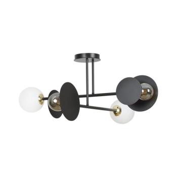 EMIBIG Csillár rúdon MINERVA 2xE27/15W + 2xE14/10W/230V fekete 612/4 kép