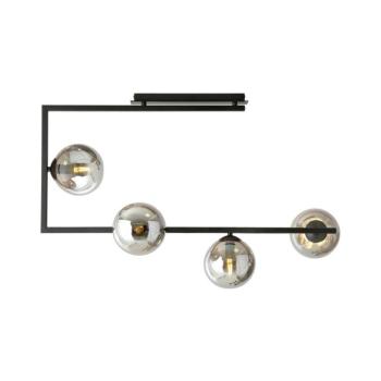 EMIBIG Csillár rúdon SOMA 4xE14/10W/230V fekete/szürke 1290/4 kép