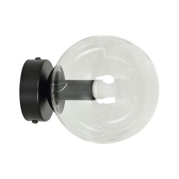 EMIBIG Fali lámpa ROSSI 1xE14/10W/230V fekete/átlátszó 874/K1 kép